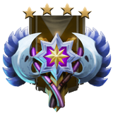 Dota 2 seasonal rank medal Ancient 4