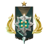 Dota 2 seasonal rank medal Archon 1