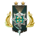 Dota 2 seasonal rank medal Archon 2