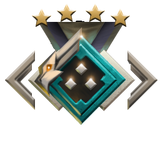 Dota 2 seasonal rank medal Crusader 4