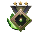 Dota 2 seasonal rank medal Herald 3