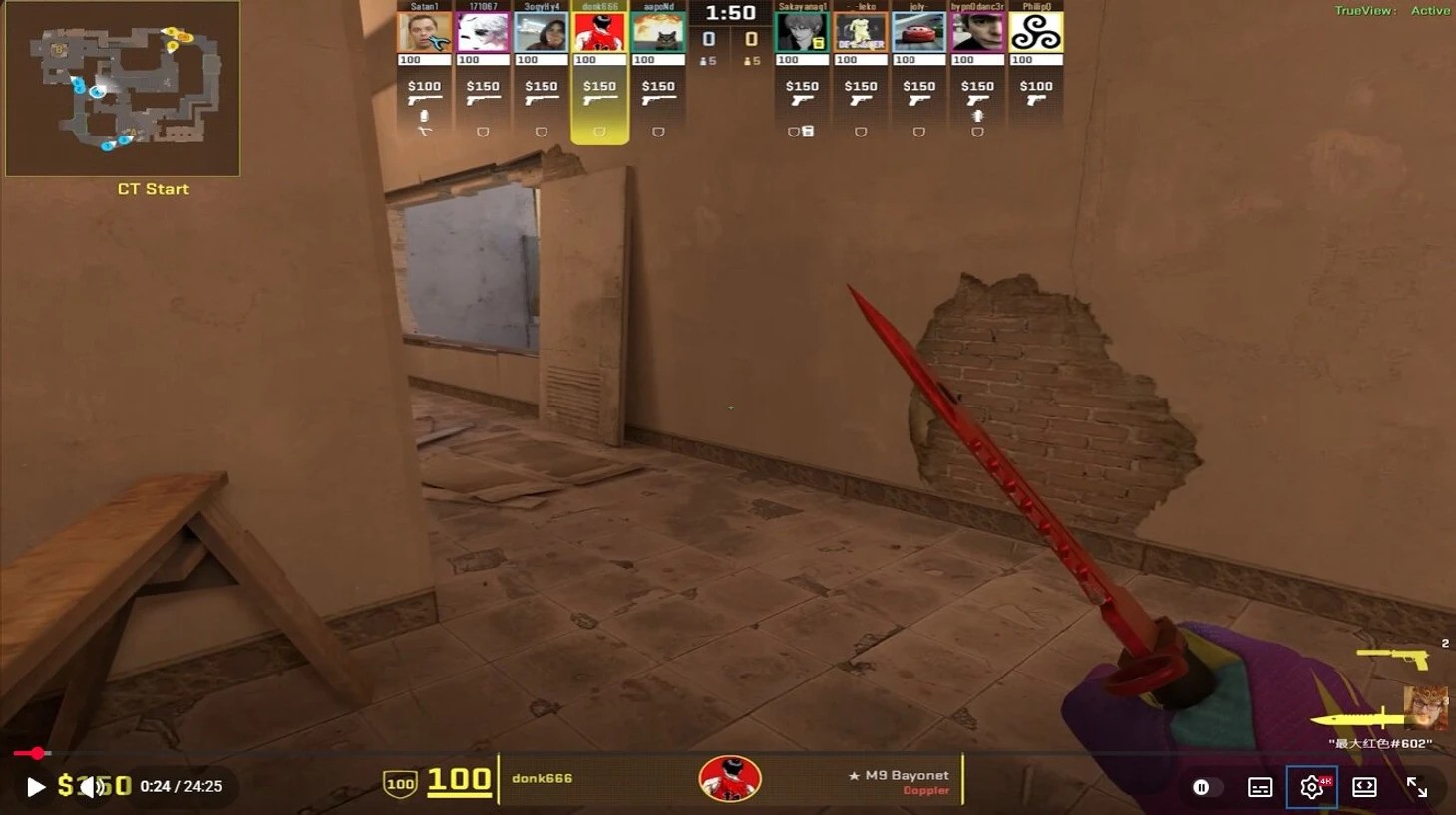 Donk’s new crosshair