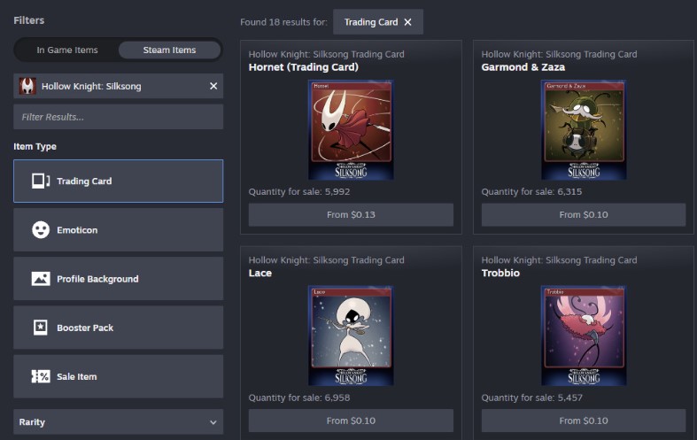 New Steam Market
