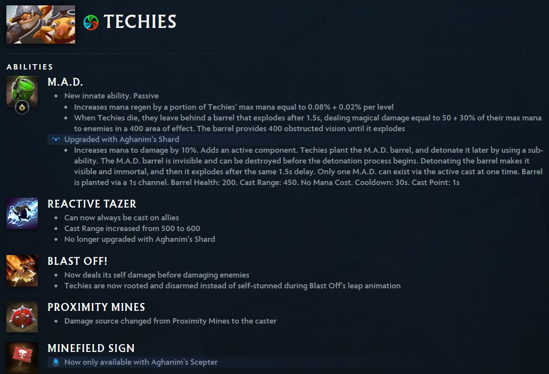 techies patch 7.41