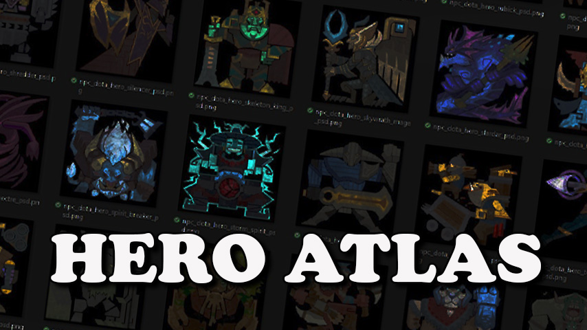 Dota 2 Атлас Героев