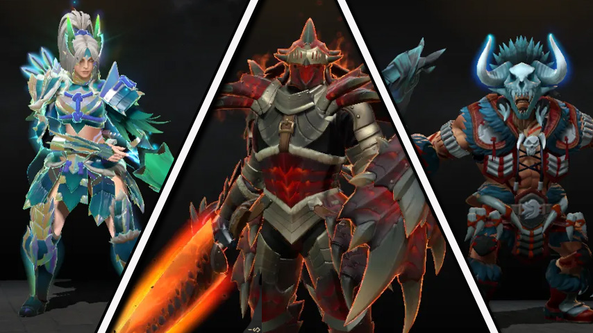 Dota 2 × Monster Hunter crossover sets