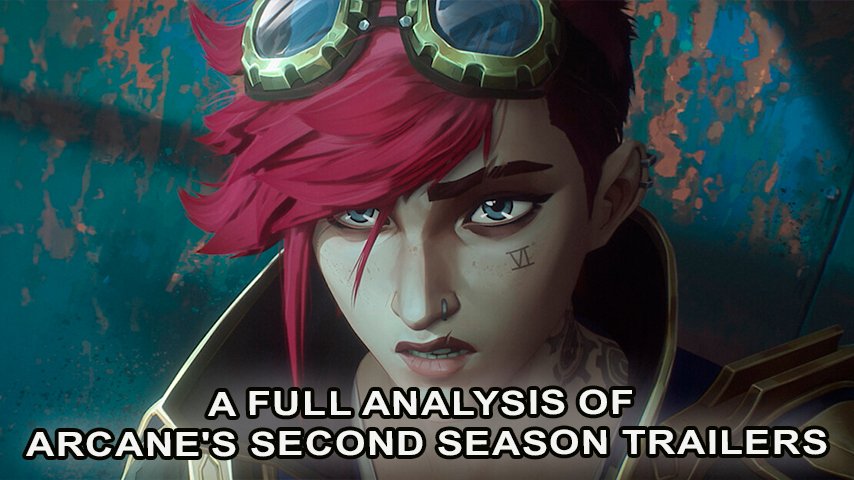 Screenshot from Arcane Season 2 trailer featuring Jinx and Vi