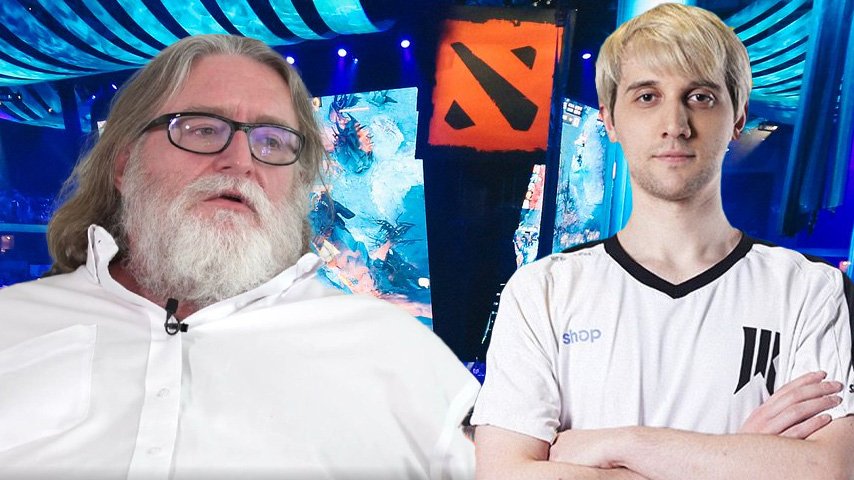 Gaben and Arteezy Dota 2