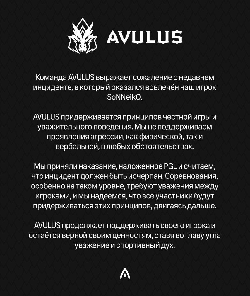 Avulus comment about SoNNeikO fight