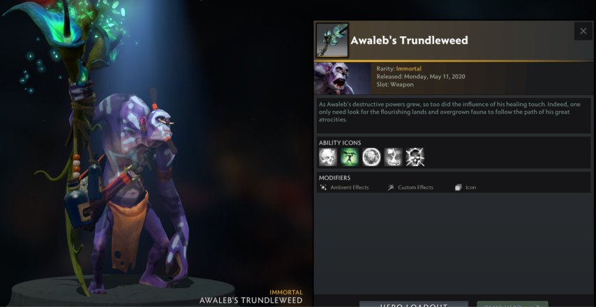 Awaleb's Trundleweed skin for Witch Doctor