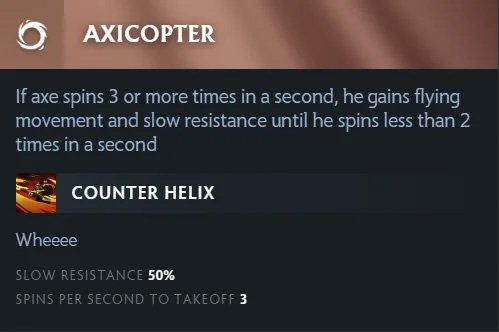 Axe new facet in Dota 2