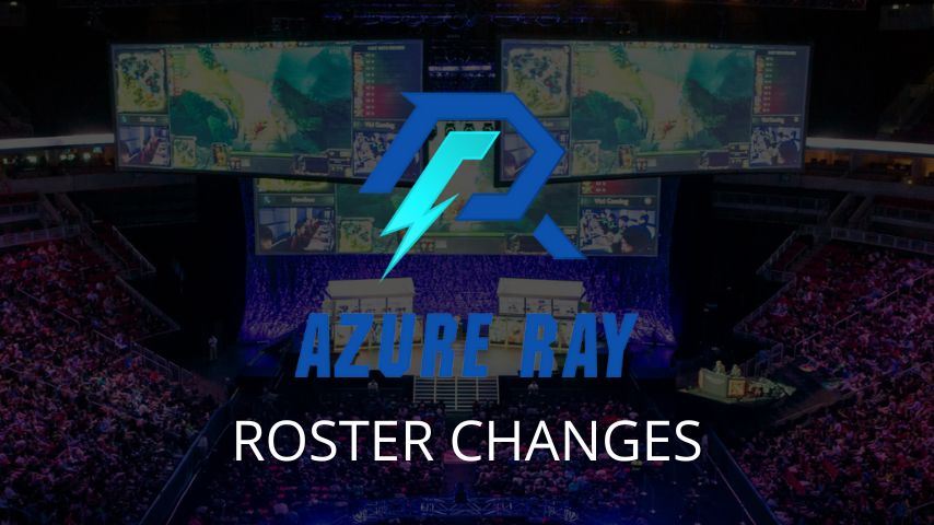 Azure Ray have replaced two players in the Dota 2 roster