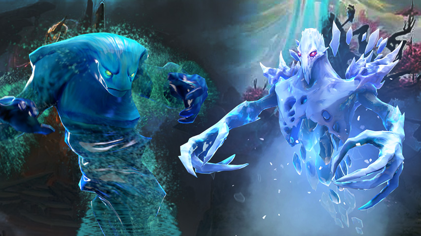 Morphling and Ancient Apparition Dota 2