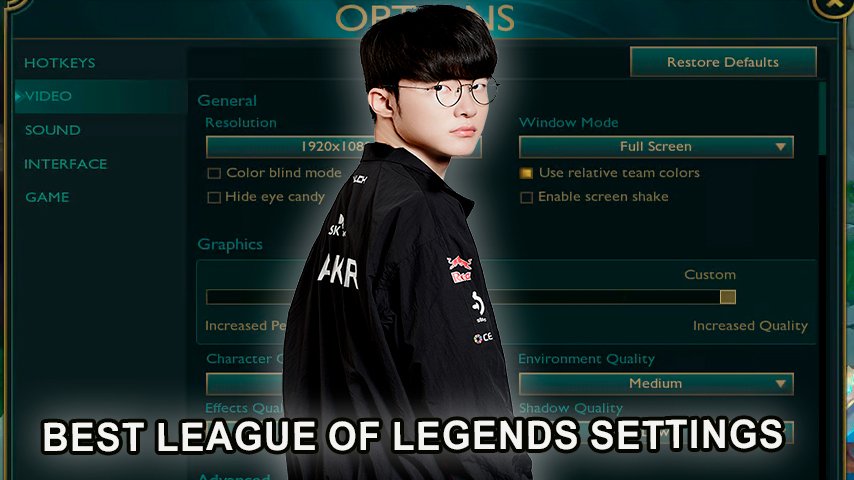 Best League of Legends Settings: Pro Players' Secrets Revealed | Hawk Live