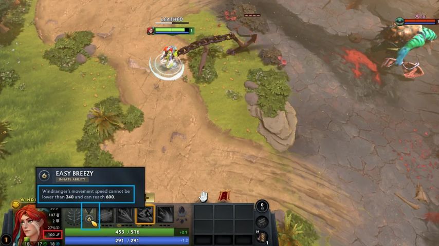 Bug on Windranger in patch 7.38b