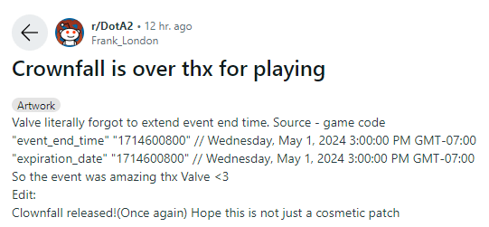 The cause of glitches in Dota 2