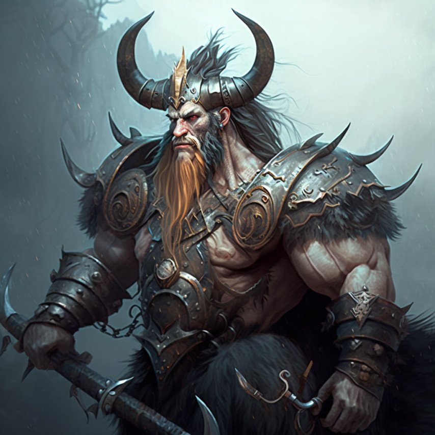 Centaur Warrunner сгенерированный ИИ