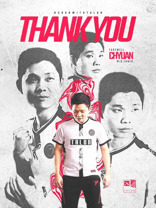 CHYuan leaves Talon Esports