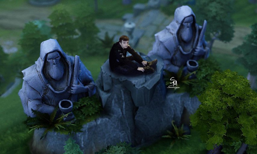 Cliffteezy: Arteezy Cliff Meme