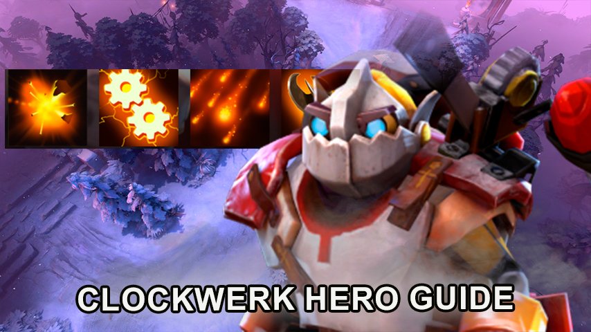 Clockwerk hero in Dota 2 using Power Cogs to trap and isolate enemies.