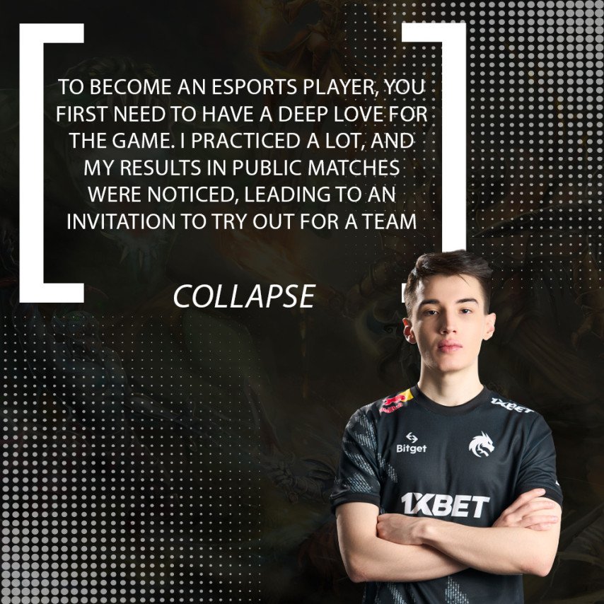 Collapse shared how he managed to break into the Dota 2 pro scene ...