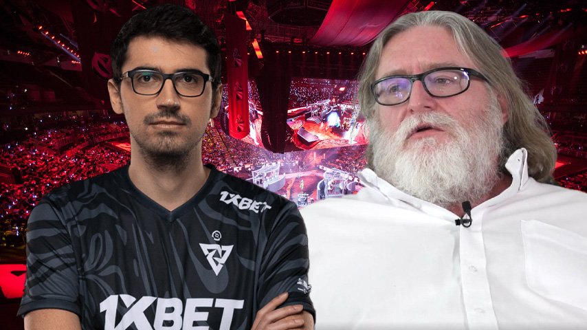 Saksa and Gaben Dota 2