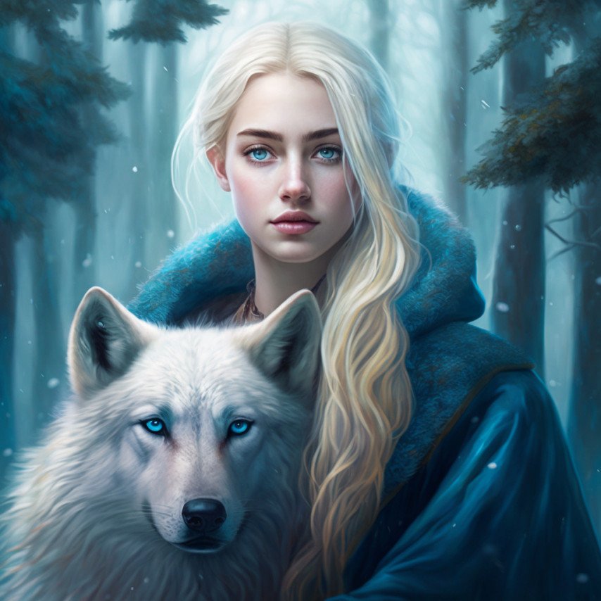 Crystal Maiden сгенерированная ИИ