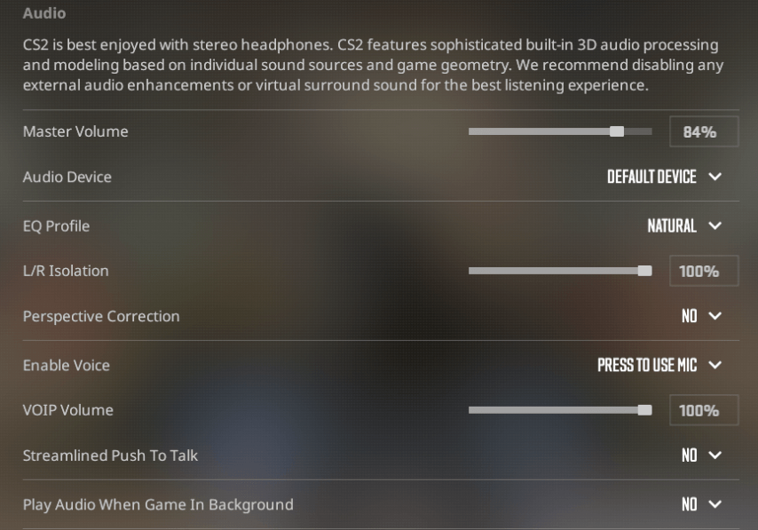 The Ultimate Guide to CS2 Pro Audio Settings | Hawk Live