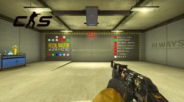 Training map, weapon