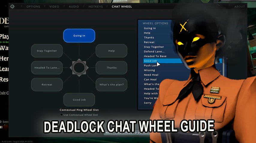 Deadlock Chat Wheel guide for quick communication in matches.