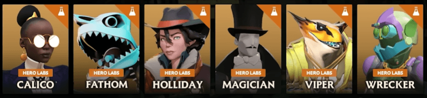 Deadlock Hero Labs Characters