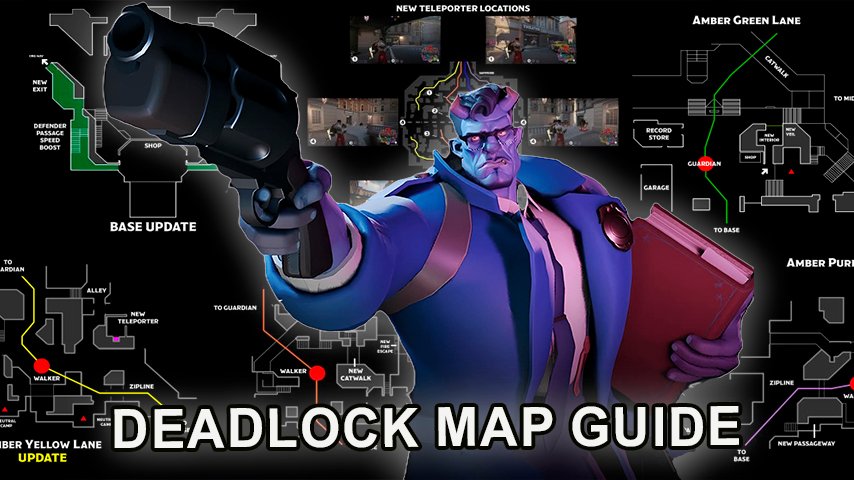 Deadlock map overview with key points for strategic gameplay.