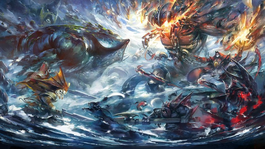 Dota 2 art by Namo