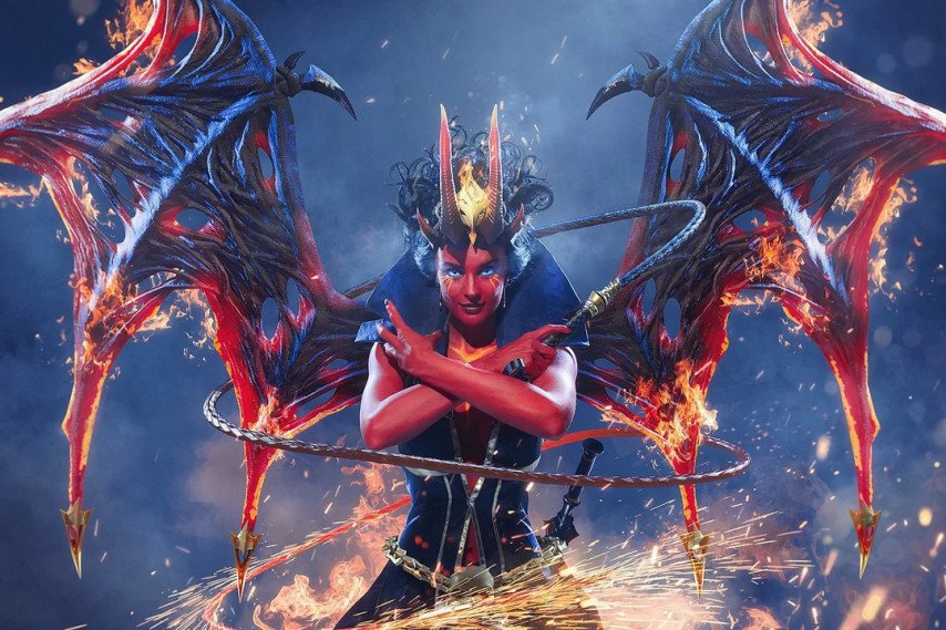 косплей арканы Queen of Pain от Sophie Katssby