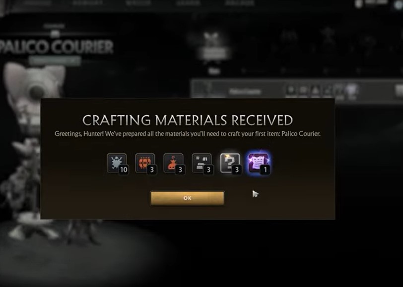 Dota 2 Craft materials