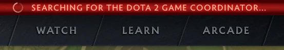 Dota 2 game coordinator issue