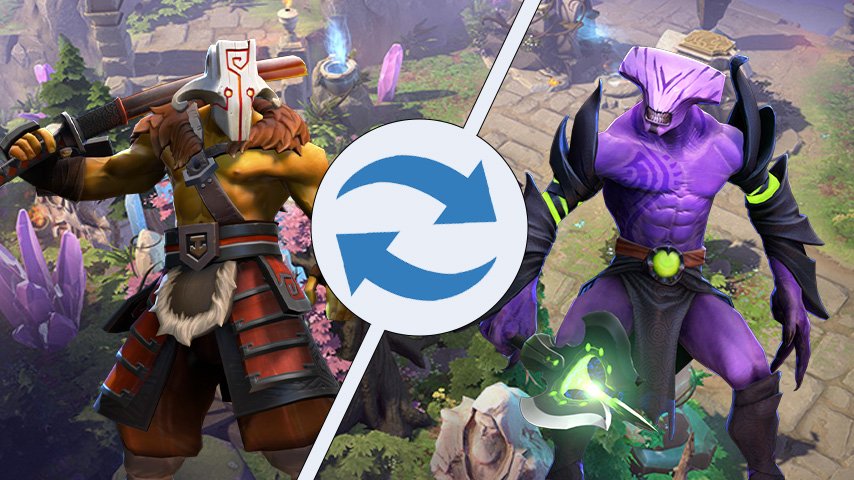 Dota 2 Hero swap