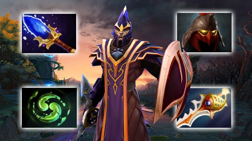 Dota 2 Hero with artifacts