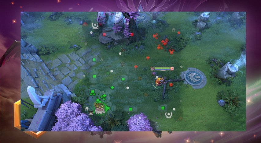 Dota 2 lab map