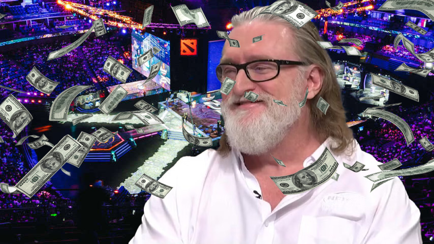 Gaben Dota 2 money