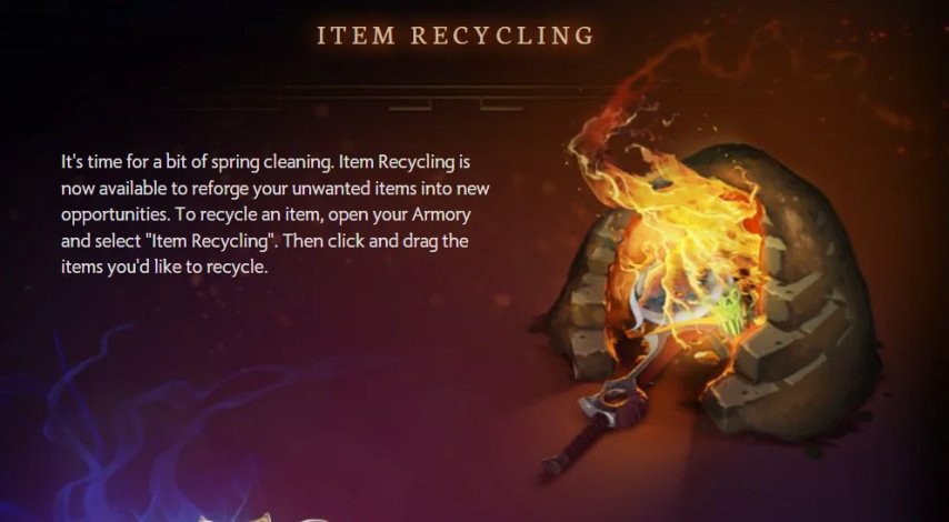 Dota 2 Recycling
