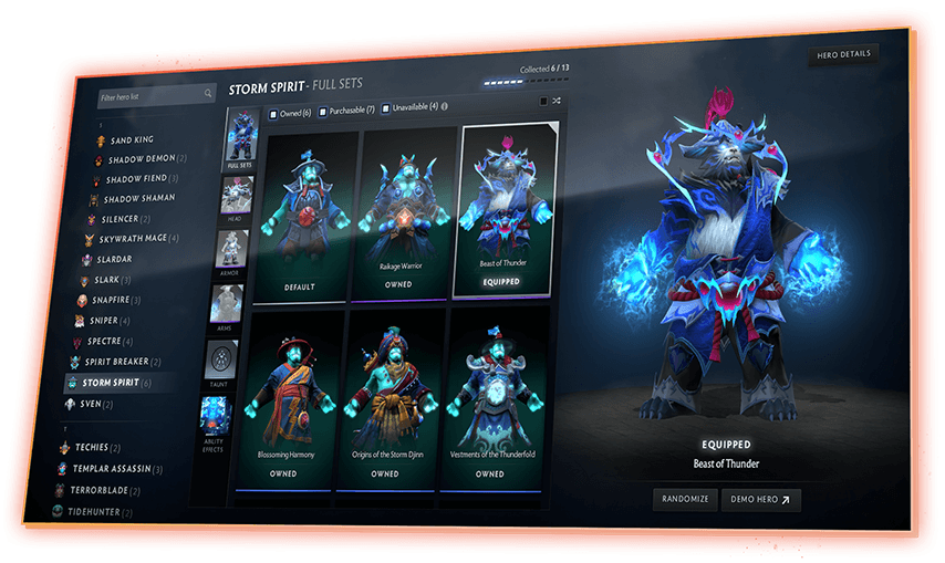 Dota 2 Summer Client Update: New Armory