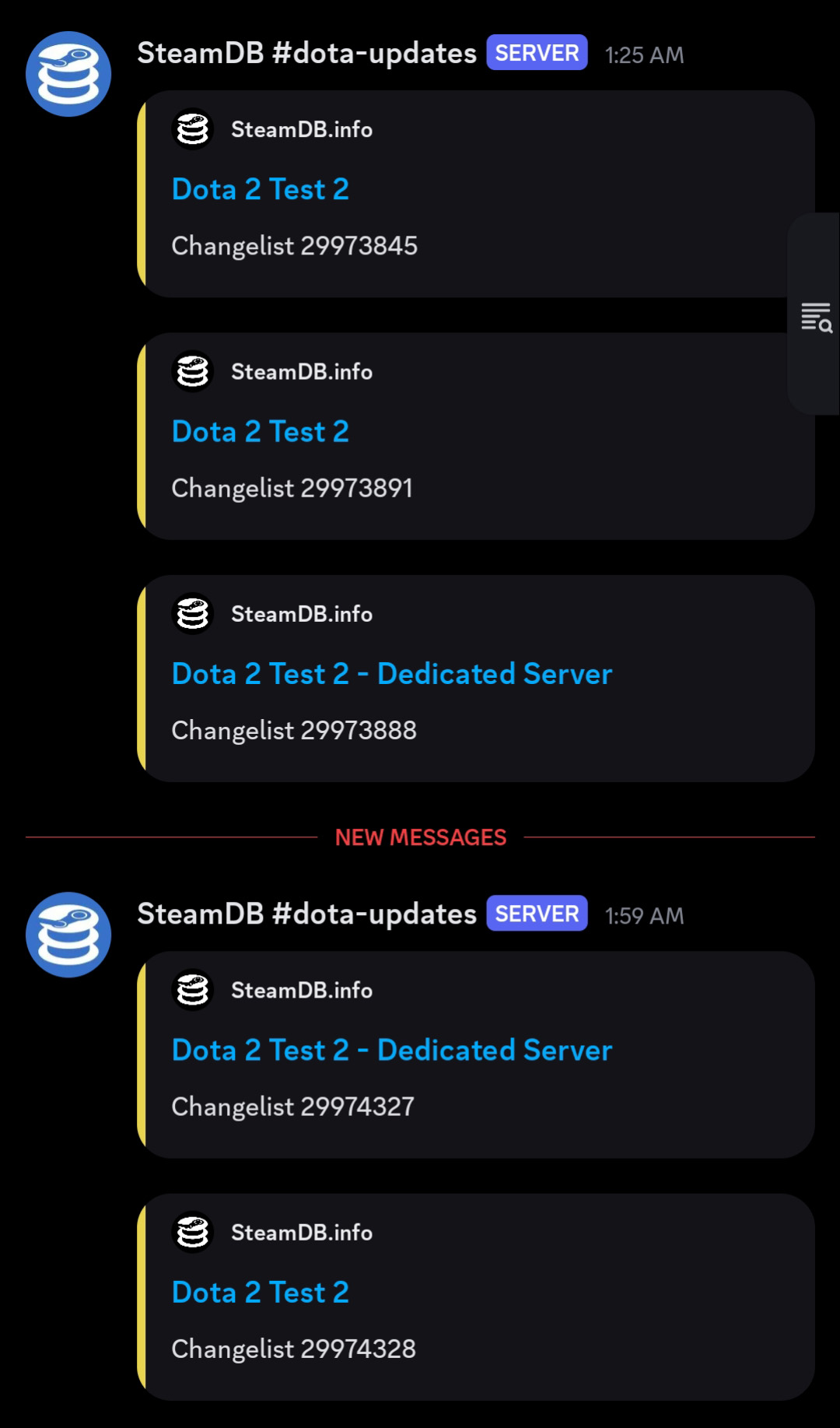 Dota 2 test servers