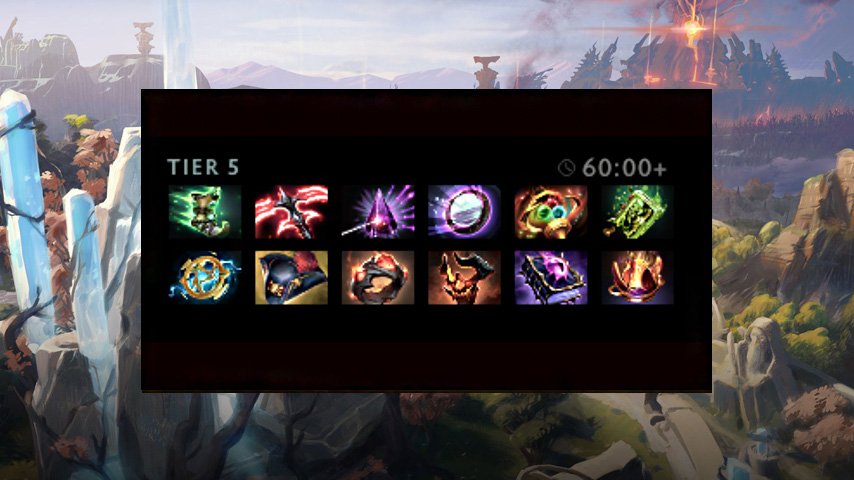 Tier 5 items in Dota 2