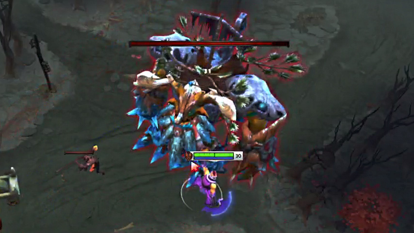 Ancient come to life and transform into a massive guardian