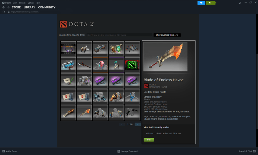 Торговая площадка Steam Marketplace