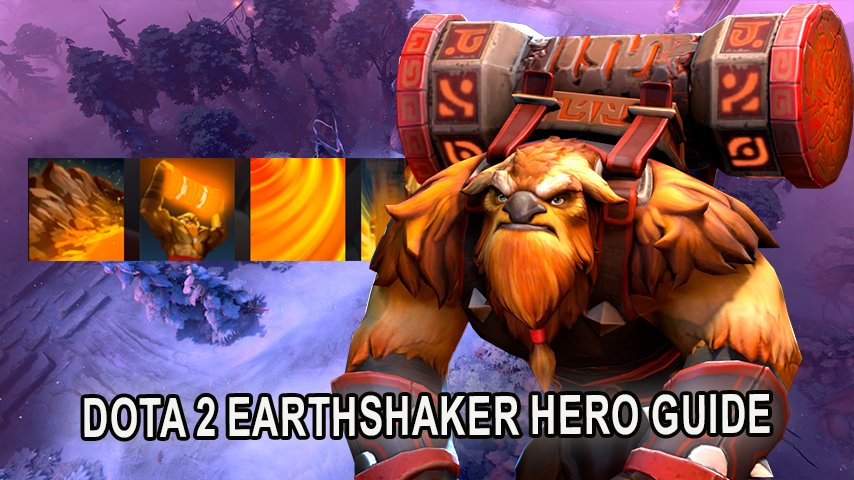 Earthshaker in Dota 2 using Echo Slam in an epic team fight.