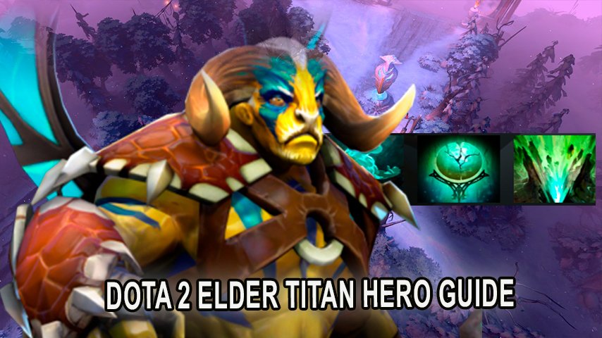 Elder Titan using his abilities in Dota 2