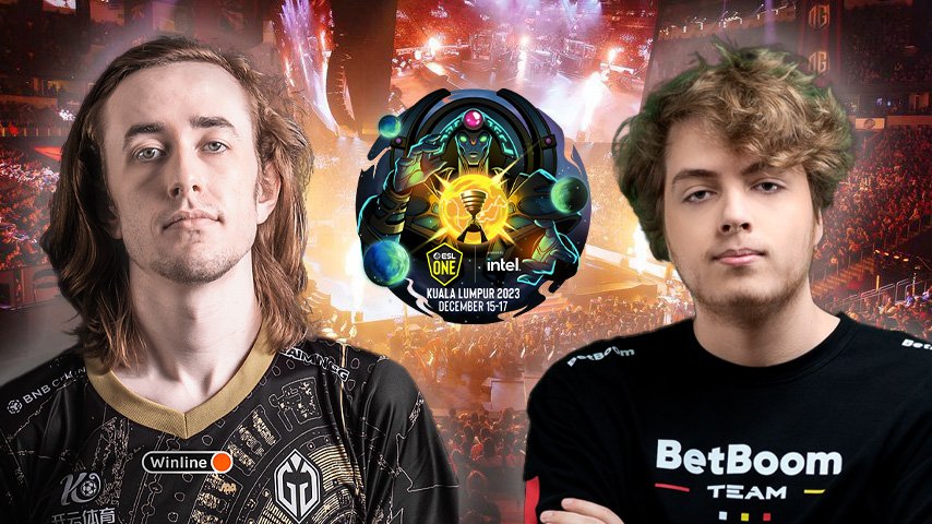 ESL One Kuala Lumpur 2023 Gaimin Gladiators and BetBoom Team