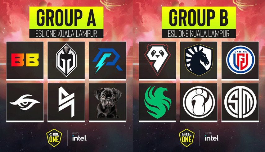 ESL One Kuala Lumpur 2023 Group A and B